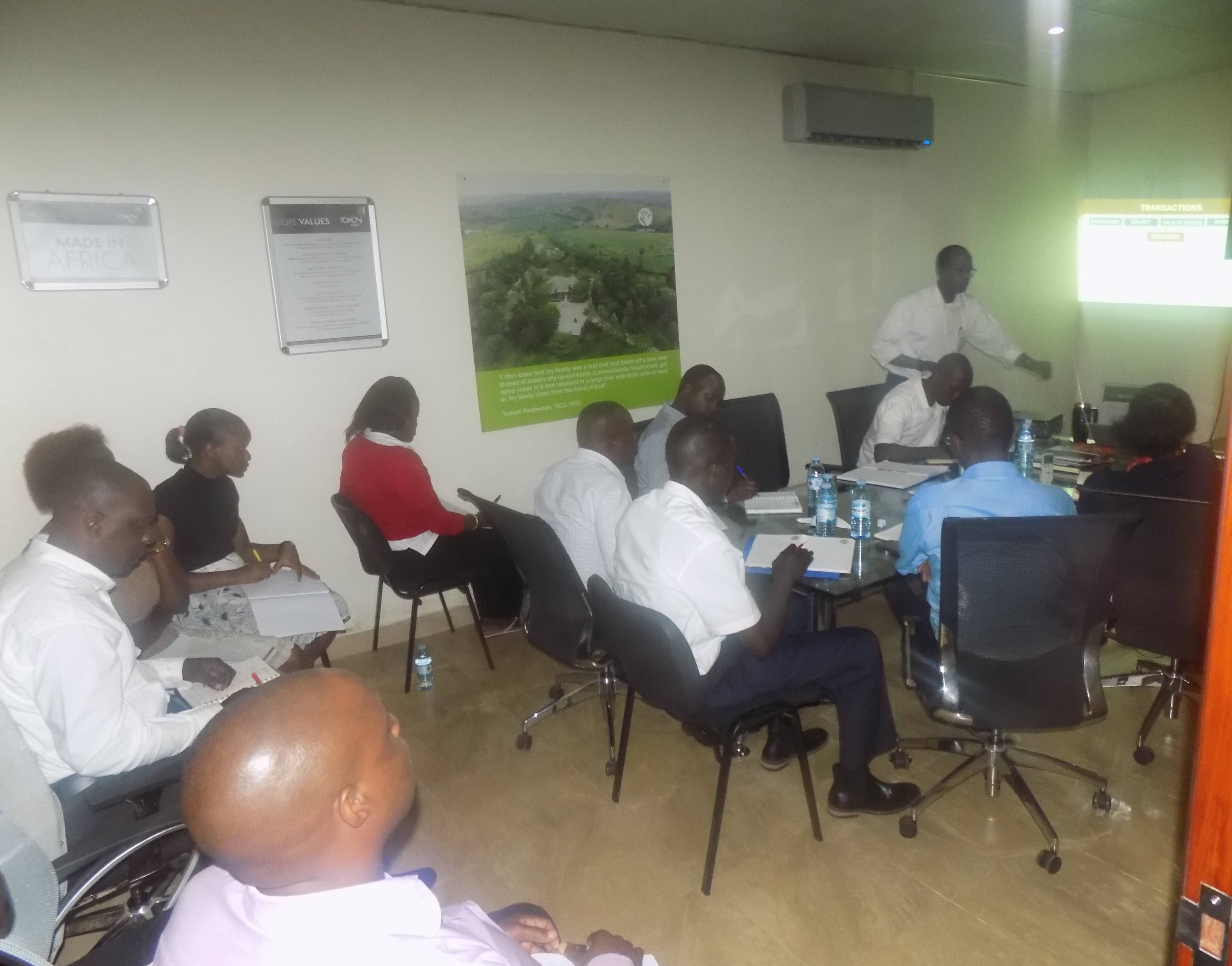 Tomosi Group Staff Undertake Seventh Gaining Scale Training Session Tomosi Group Staff Undertake Seventh Gaining Scale Training Session